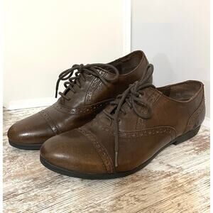 Born Brown Leather Oxfords